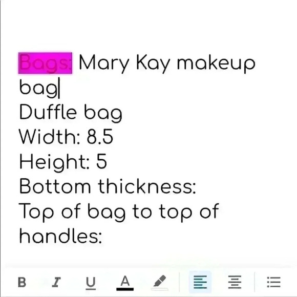 MARY KAY TROPICAL COLORS MAKEUP BAG WITH ZIPPER - Picture 7 of 7